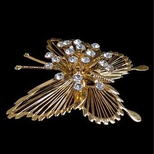 Vintage MONET Butterfly Brooch